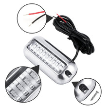 Load image into Gallery viewer, 2 PCS MK-027 Ship / Yacht 10-30V 27LEDs Waterproof Stainless Steel Underwater Light, Underwater Light(Red Light), Underwater Light(White Light), Underwater Light(Green Light), Underwater Light(Blue Light)