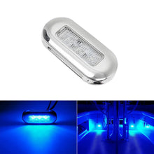 Load image into Gallery viewer, MK-056 Ship / Yacht 3 inch 12V LED Waterproof Stainless Steel Underwater Light, 12V White Light, 12V Blue Light