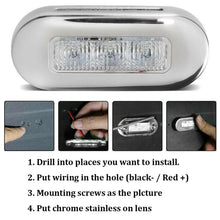 Load image into Gallery viewer, MK-056 Ship / Yacht 3 inch 12V LED Waterproof Stainless Steel Underwater Light, 12V White Light, 12V Blue Light