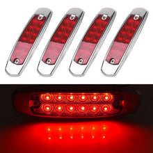 Load image into Gallery viewer, 4 PCS MK-338 DC12-24V Truck 12LEDs Side Clearance Maker Light