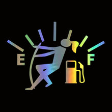 Load image into Gallery viewer, Female Pull Fuel Tank Pointer To Full Hellaflush Reflective Vinyl Car Sticker, Female (Black), Female (Colour), Female (White)