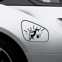 Load image into Gallery viewer, Female Pull Fuel Tank Pointer To Full Hellaflush Reflective Vinyl Car Sticker, Female (Black), Female (Colour), Female (White)