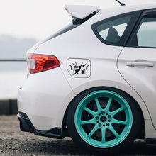Load image into Gallery viewer, Female Pull Fuel Tank Pointer To Full Hellaflush Reflective Vinyl Car Sticker, Female (Black), Female (Colour), Female (White)