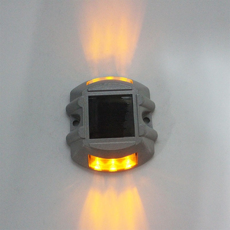 Solar Horseshoe Road Stud Light Car Guidance Light Road Deceleration Light, Flashing Bright Version, Flashing Bright Version