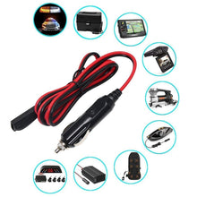 Load image into Gallery viewer, 12V SAE Car Power Cord Cigarette Lighter Plug to Solar Battery Charging Connecting Cable, Length: 1.5m, 1.5m