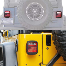 Load image into Gallery viewer, P-018 Car Tail Light Trim Taillight Cover for Jeep Wrangler TJ 1997-2006, P-018