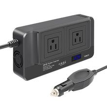 Load image into Gallery viewer, DC12V 200W AC110V Car Smart Multi-functional Digital Display Inverter, US Plug, US Plug