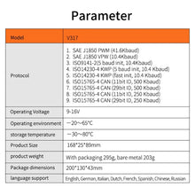 Load image into Gallery viewer, V317 Car Fault Detector OBD2 ELM327 Scanner Code Reader, V317