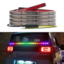 Load image into Gallery viewer, S20-200CM 200cm DC12V-24V Car Rear LED RGB Daytime Running Lights Strip Colorful Lamp, S20-200CM