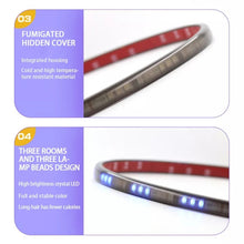 Load image into Gallery viewer, S20-200CM 200cm DC12V-24V Car Rear LED RGB Daytime Running Lights Strip Colorful Lamp, S20-200CM