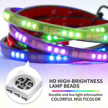 Load image into Gallery viewer, S20-200CM 200cm DC12V-24V Car Rear LED RGB Daytime Running Lights Strip Colorful Lamp, S20-200CM