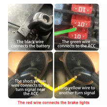 Load image into Gallery viewer, S20-200CM 200cm DC12V-24V Car Rear LED RGB Daytime Running Lights Strip Colorful Lamp, S20-200CM