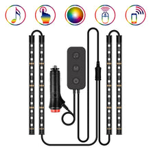 Load image into Gallery viewer, Y12 Cigarette Lighter Car Colorful RGB Foot LED Atmosphere Light, Y12 Cigarette Lighter