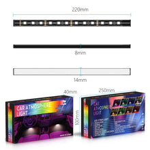 Load image into Gallery viewer, Y12 Cigarette Lighter Car Colorful RGB Foot LED Atmosphere Light, Y12 Cigarette Lighter