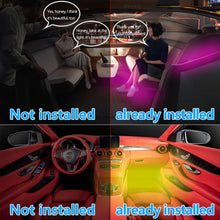 Load image into Gallery viewer, Y12 Cigarette Lighter Car Colorful RGB Foot LED Atmosphere Light, Y12 Cigarette Lighter