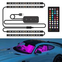 Load image into Gallery viewer, Y12 USB Car Colorful RGB Foot LED Atmosphere Light, Y12 USB
