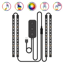 Load image into Gallery viewer, Y12 USB Car Colorful RGB Foot LED Atmosphere Light, Y12 USB