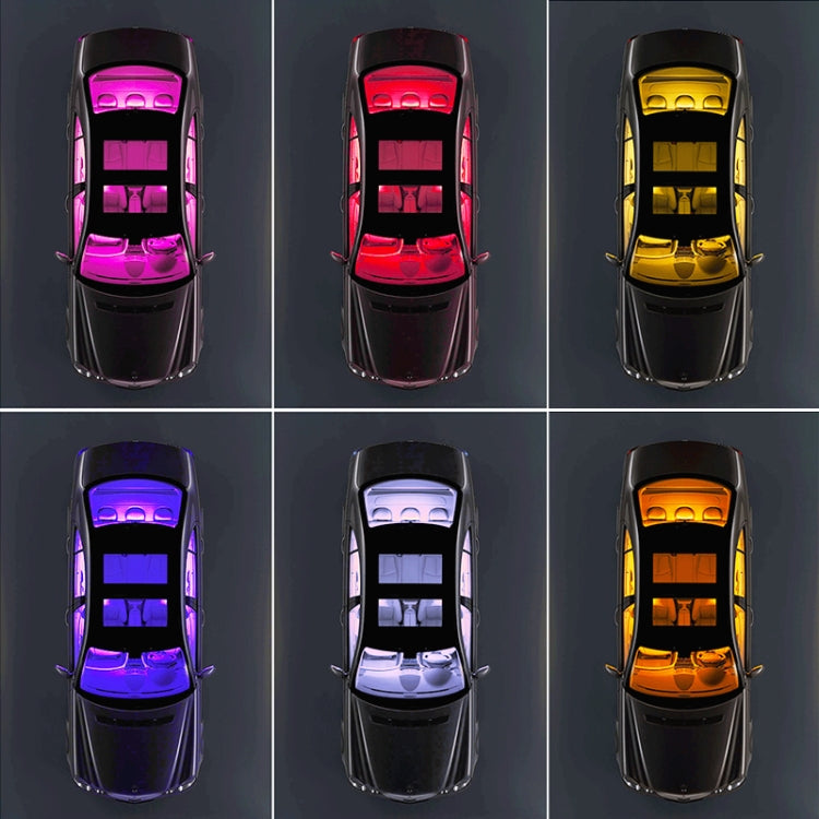 Y12 USB Car Colorful RGB Foot LED Atmosphere Light, Y12 USB
