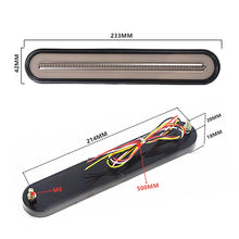Load image into Gallery viewer, 2 PCS Heavy-duty Truck Trailer 100LED Light Guide Two-color Brake Light, Two-color