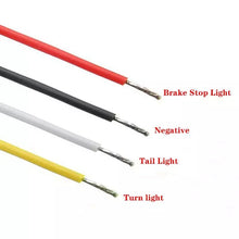 Load image into Gallery viewer, 2 PCS Heavy-duty Truck Trailer 100LED Light Guide Two-color Brake Light, Two-color