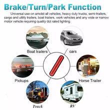 Load image into Gallery viewer, 2 PCS Heavy-duty Truck Trailer 100LED Light Guide Two-color Brake Light, Two-color