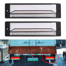 Load image into Gallery viewer, 2 PCS Heavy-duty Truck Trailer 147LED Light Guide Three-color Brake Light