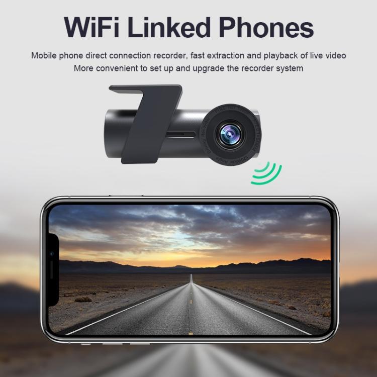 Car WiFi Single Camera Hidden 360 Degree Rotation Car Driving Recorder, WiFi Single Camera