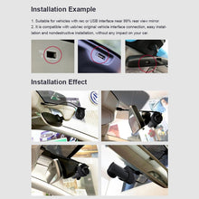 Load image into Gallery viewer, Car WiFi Dual Camera Hidden 360 Degree Rotation Car Driving Recorder, WiFi Dual Camera