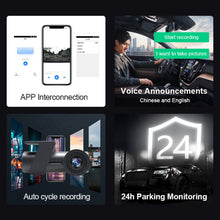 Load image into Gallery viewer, Car WiFi Dual Camera Hidden 360 Degree Rotation Car Driving Recorder, WiFi Dual Camera