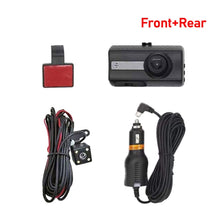 Load image into Gallery viewer, Front and Rear Dual Camera HD InfraredNight Vision Car Dash Cam Driving Recorder, Front and Rear