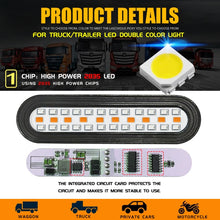 Load image into Gallery viewer, 1 Pair Double Color Brake Light Turn Signal Light, Double Color