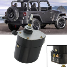 Load image into Gallery viewer, Caravan 12V Front Windshield Wiper Motor 01287358 for Willys Jeep Tractor, Short Shaft