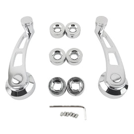 Car 4-1/4 inch Electroplated Winder Handle Crank Door Lever Handle for Chevrolet / Ford / Chrysler, For Chevrolet / Ford