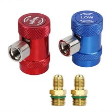 Load image into Gallery viewer, Car AC R1234YF Air Conditioning Fluorine 90 Degree Quick Joints, R1234YF