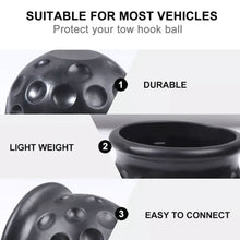 Load image into Gallery viewer, 2 in 1 / Set Car Truck Tow Ball Cover Cap Towing Hitch Trailer Towball Protection, 2 in 1