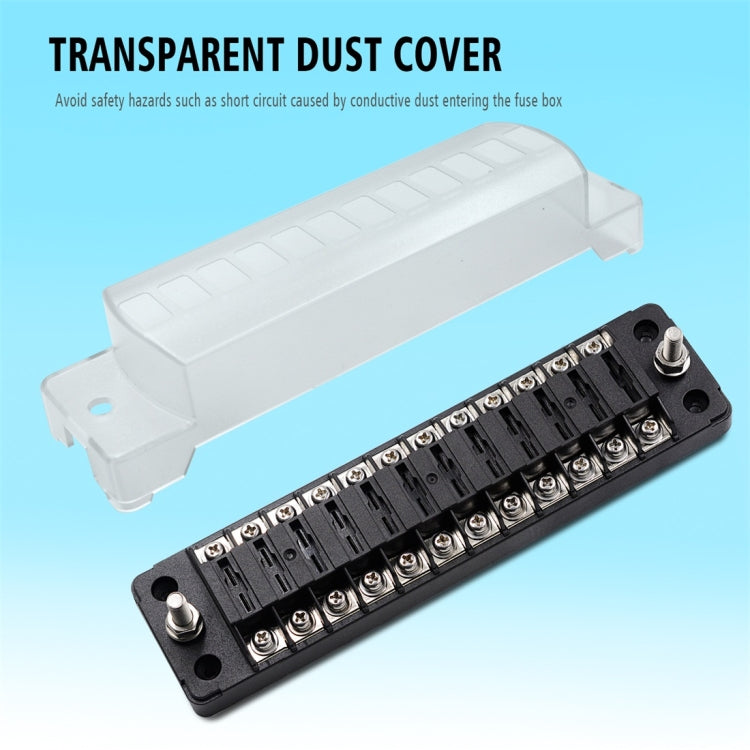 FB1904 1 In 1 Out 12 Ways Positive Negative Fuse Box with 24 Fuses for Auto Car Truck Boat, ZH-979A2
