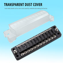 Load image into Gallery viewer, FB1904 1 In 1 Out 12 Ways Positive Negative Fuse Box with 24 Fuses for Auto Car Truck Boat, ZH-979A2