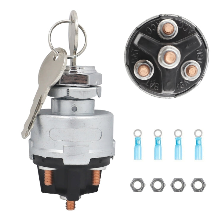 Engineering Vehicle General Modified 4-position Ignition Starter Switch, 4-position
