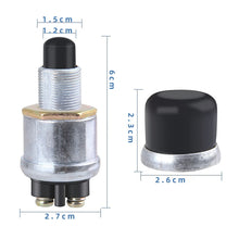 Load image into Gallery viewer, Car Engine One Key Start Ignition Switch 12V Waterproof Horn Switch, 12V