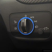 Load image into Gallery viewer, Car Headlight Switch Ring Trim Sticker Decoration for Audi Q2