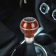 Load image into Gallery viewer, Universal Car Wood Texture Metal Gear Shift Knob, Wood Texture (Blue), Wood Texture (Silver)