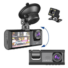 Load image into Gallery viewer, A1 3-lens Video HD Night Vision Car Driving Recorder, with Rear View Camera, A1