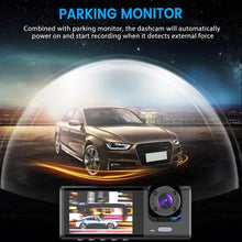 Load image into Gallery viewer, A1 3-lens Video HD Night Vision Car Driving Recorder, with Rear View Camera, A1
