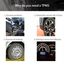 Load image into Gallery viewer, USB TPMS Tire Pressure Monitoring System Android with External Sensor for Car Radio DVD Player, with External Sensor