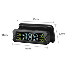 Load image into Gallery viewer, Car High Precision Solar Charging Tire Pressure Monitoring System TPMS, Built-in Beep Sensor, Built-in Beep Sensor