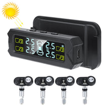 Load image into Gallery viewer, Car High Precision Solar Charging Tire Pressure Monitoring System TPMS, Built-in Beep Sensor, Built-in Beep Sensor