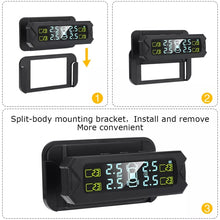 Load image into Gallery viewer, Car High Precision Solar Charging Tire Pressure Monitoring System TPMS, Built-in Beep Sensor, Built-in Beep Sensor