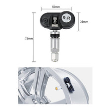 Load image into Gallery viewer, Car High Precision Solar Charging Tire Pressure Monitoring System TPMS, Built-in Beep Sensor, Built-in Beep Sensor