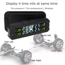 Load image into Gallery viewer, Car High Precision Solar Charging Tire Pressure Monitoring System TPMS, Built-in Beep Sensor, Built-in Beep Sensor