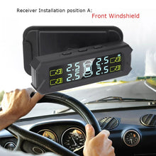 Load image into Gallery viewer, Car High Precision Solar Charging Tire Pressure Monitoring System TPMS, Built-in Beep Sensor, Built-in Beep Sensor